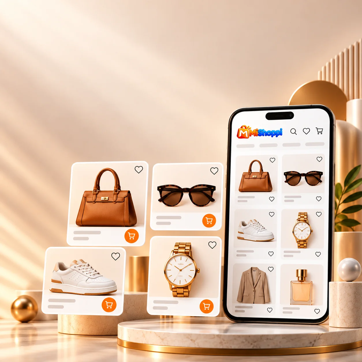 Catálogo digital con productos organizados.